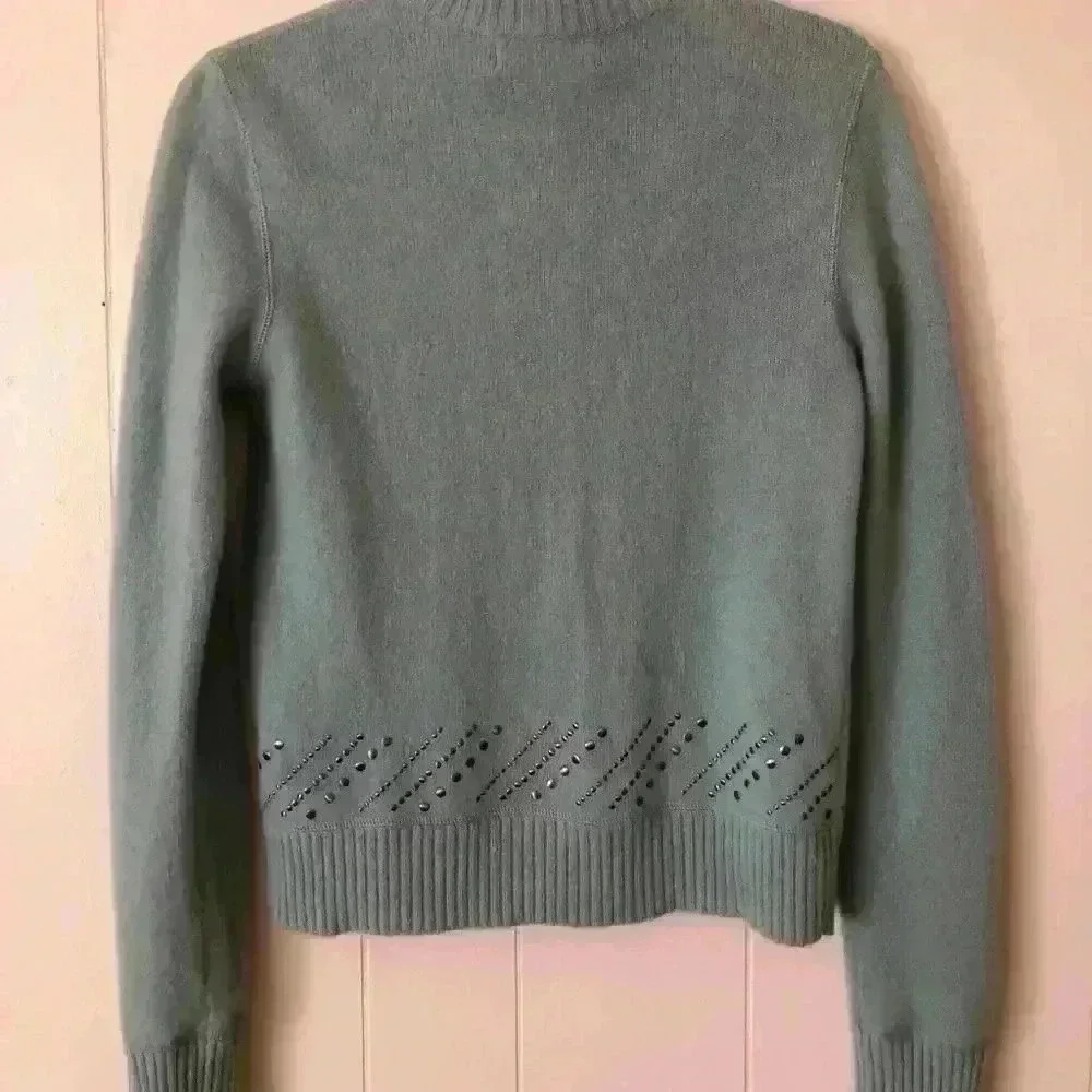 Nine West Lamswool Blue Sweater S - Picture 4 of 6